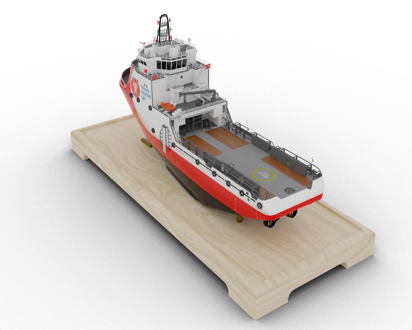 Bringing Tenax Marine’s Vision to Life with 3D Ship Modeling