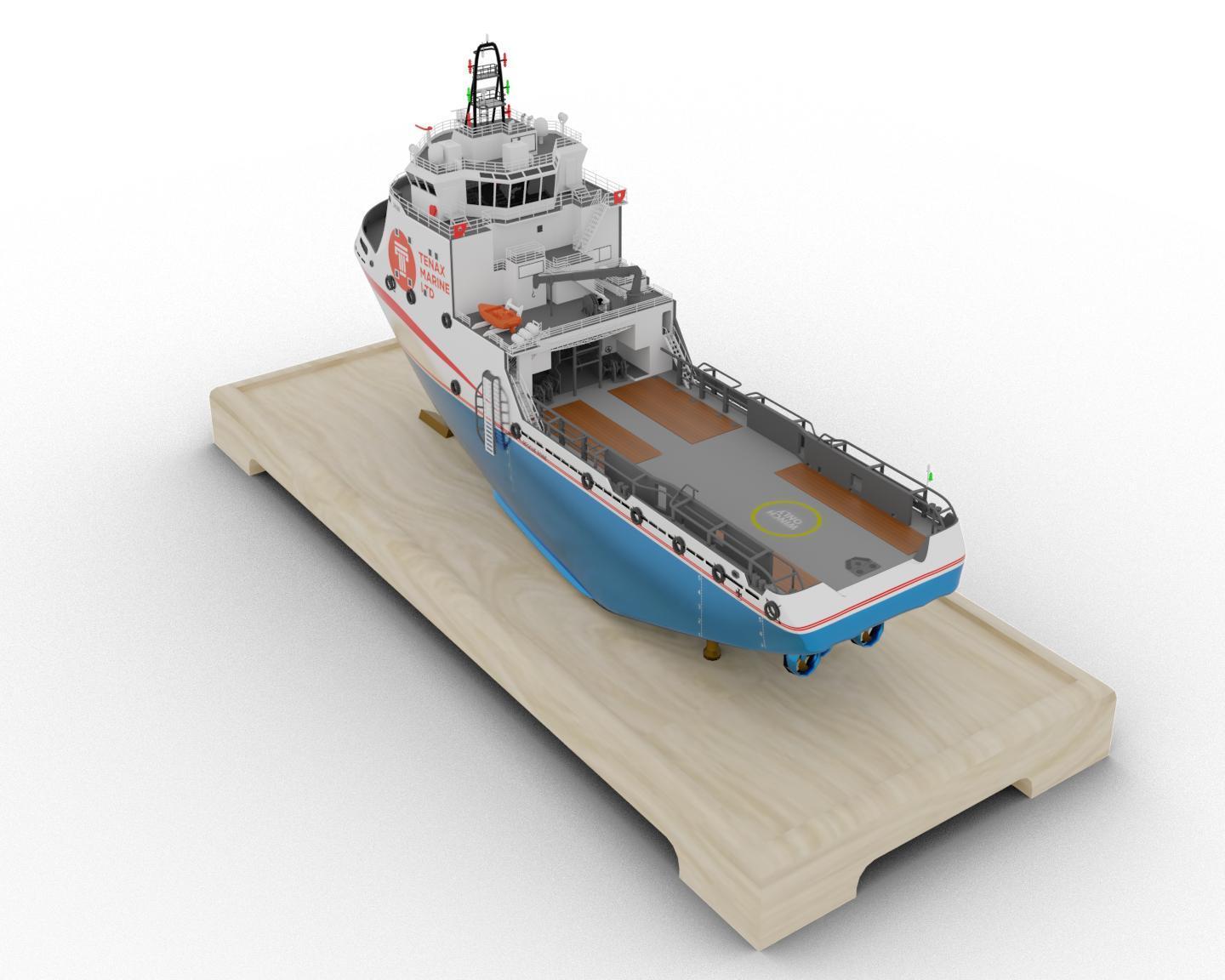 Bringing Tenax Marine’s Vision to Life with 3D Ship Modeling